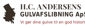 HCA_Logo_Gulvafslibning H.C. Andersens Gulvafslibning logo i farve